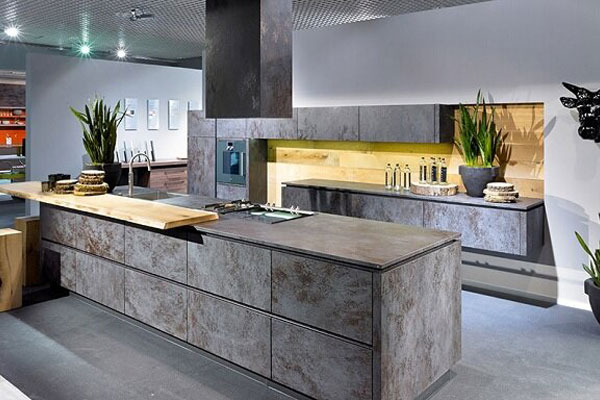 ام دی اف طرح بتن متریالی جدید برای درب و صفحات کابینت آشپزخانه